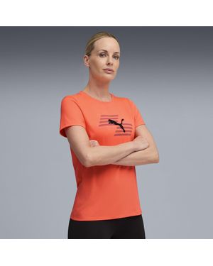 PUMA T-Shirt Grafica X Hyrox Da Donna - Arancione
