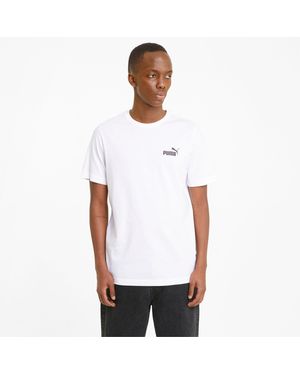 PUMA Essentials Small Logo T-Shirt Tee - White