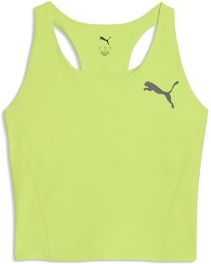PUMA Lightspeed Crop-Lauftop Damen, Accessoires - Grün