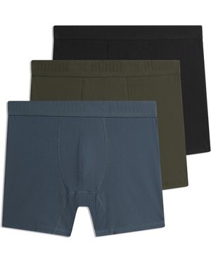 PUMA 3 Pack Ultra Soft Boxer - Gray