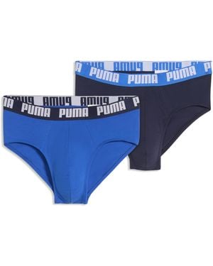 PUMA Slip Da Uomo Everyday (Confezione Da 4) Accessori, Blu