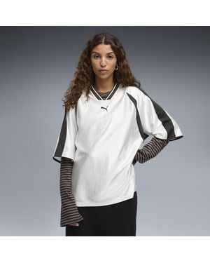 PUMA T7 Oversized Voetbalshirt Voor Maat - Wit