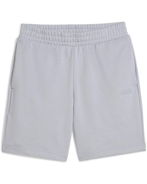 PUMA Shorts Elevated Essentials Tape 8" Para Hombre - Gris