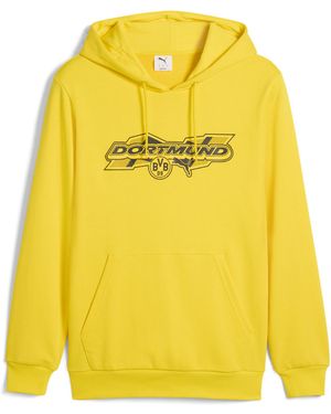 PUMA Borussia Dortmund Ftblculture Hoodie Voor Zwart/Geel, Maat