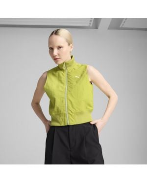 PUMA Dare To Full-Zip Woven Vest - Green