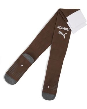 PUMA Fc St. Pauli 25/26 Socken Herren, Kleidung, Espresso/Weiß - Braun