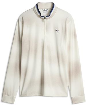 PUMA Cloudspun Tech Coastal Claret Golf Jacket - Natural