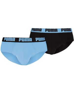 PUMA Slips Herren (2-Er Pack) Kleidung, Light - Blau