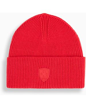 PUMA Scuderia Ferrari Pro Mid Crown Beanie Hat - Red