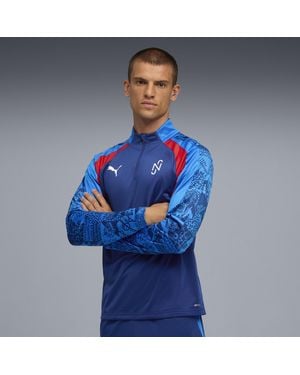 PUMA Neymar Jr Playmaker Football 1/4 Zip - Blue