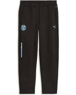 PUMA Pantalones De Chándal Olympique De Marseille Tech Para Hombre, Accesoiros, Negro