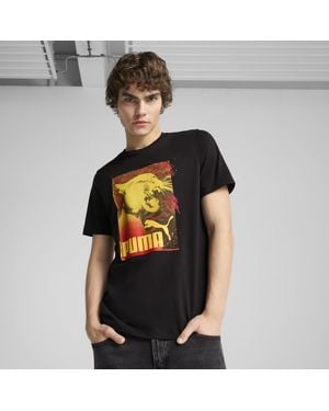 PUMA T-Shirt Grafica Photoprint Da Uomo - Nero