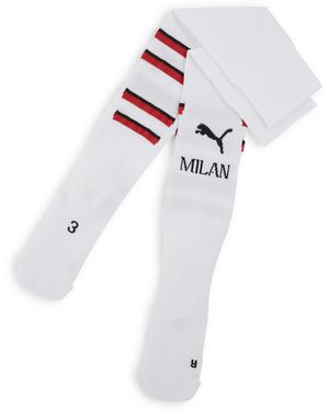 PUMA Calze Grafiche Ac Milan Da Uomo, Bianco/Rosso/Altro