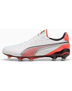PUMA King Ultimate Fg/Ag Football Boots /Glowing - White