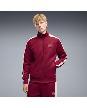 PUMA Las Vegas T7 Studded Track Jacket - Red