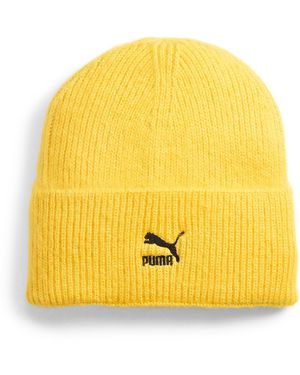 PUMA Luxe Sport Beanie Hat - Yellow