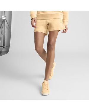 PUMA Elevated Essentials 5" Mid-Rise Shorts - Natural