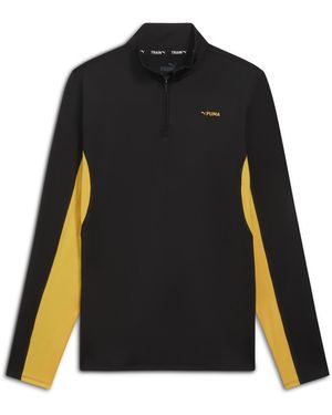 PUMA Fit Polyspan Quarter Zip Pullover - Black