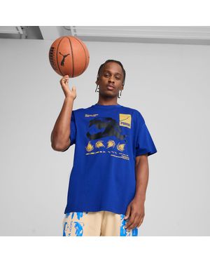 PUMA Ancient Roars Basketbalshirt - Blauw