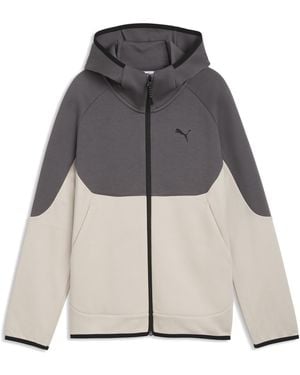 PUMA Sudadera Con Capucha Tech Elevated Juvenil, Accesoiros - Gris