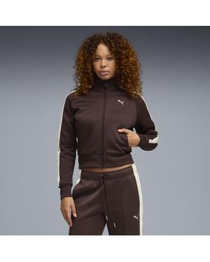 PUMA T7 Short Track Jacket - Brown