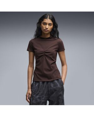 PUMA Clrt Laced Top Slim Damen, Kleidung - Schwarz