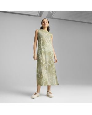 PUMA Dare To Mesh-Säulenkleid Damen - Grün