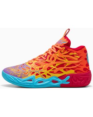 PUMA Mb.04 Phoenix Basketball Shoes Glow/ Pes - Red