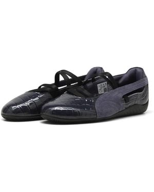 PUMA Speedcat Ballet Croc-Texture Trainers - Black