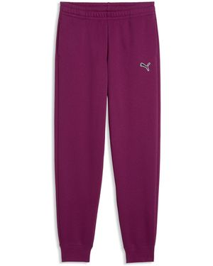 PUMA Pantalones De Chándal Essentials Elevated Juveniles, Accesoiros, Rosa - Morado