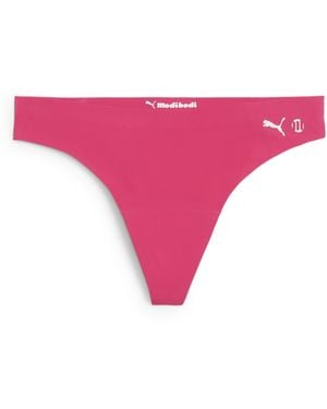 PUMA X Modibodi Seamfree Active Thong Light-Moderate - Pink