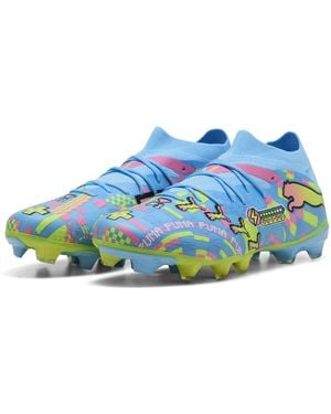 PUMA Chaussures De Football Future 9 Match Advanced Level Fg/ag E - Bleu