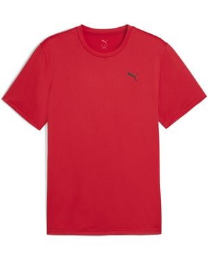 PUMA Tad Essentials Solid Cat T-Shirt - Red