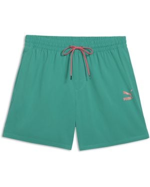 PUMA 5.5" Swim Trunks - Green