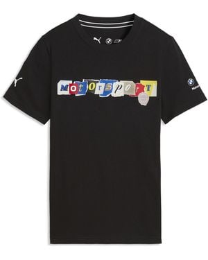 PUMA Bmw M Motorsport Sportswear T-Shirt Teenager, Accessoires - Schwarz