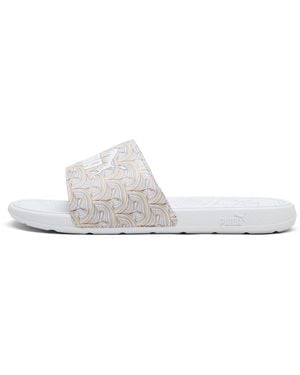 PUMA Cool Cat 2.0 Pride Slides - White