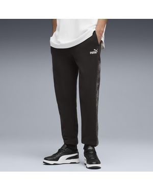 PUMA Pantalones De Chándal Essentials Camo Para Hombre - Negro