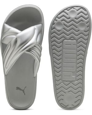 PUMA Chanclas Leadcat Platform Metallic Para Mujer - Gris