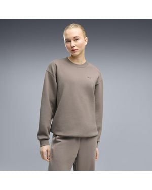 PUMA Cloudspun Ultra Soft Relaxed Training Top - Gray