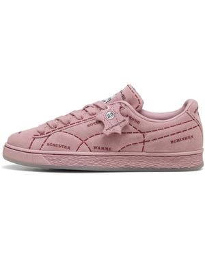 PUMA Porsche Legacy Suede Sau Sneakers - Pink