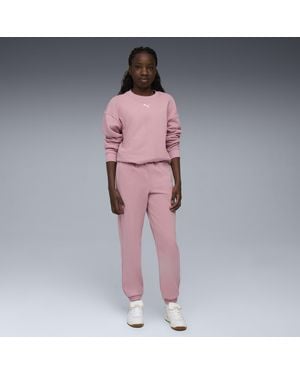 PUMA Loungewear Oversized Jogginganzug Teenager, Kleidung, Poised - Pink