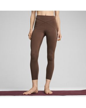 PUMA Ultrabare High-Waist 7/8 Tights - Brown