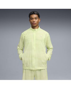 PUMA Veste De Survêtement À Motif Run Velocity - Jaune
