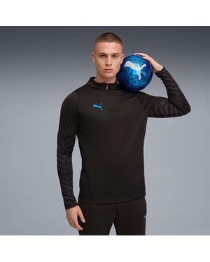 PUMA Individualcup Football Quarter-Zip Top Shirt /Ultra - Black