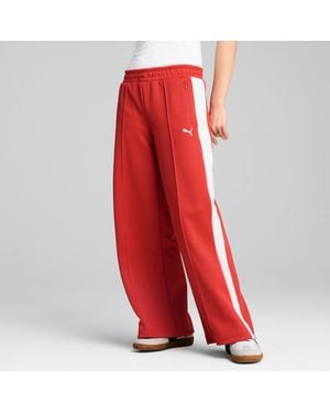 PUMA T7 Laag Model Trainingsbroek Voor - Rood