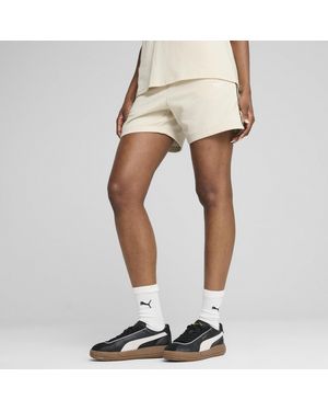 PUMA Shorts Essentials Graphic Animal 5" Para Mujer, Accesoiros, Blanco - Neutro
