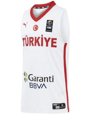 PUMA Basketbalshirt Van Het Turkse Team, Maat - Wit