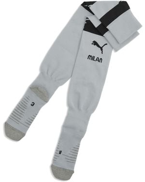 PUMA Medias De Fútbol Ac Milan X Slam Jam Para Hombre, Ropa, Gris