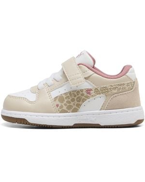 PUMA Rebound Slam Winter Safari Sneakers Baby, Schuhe - Weiß