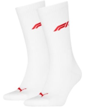 PUMA Licence F1 Crew Socken (2Er-Pack) - Weiß